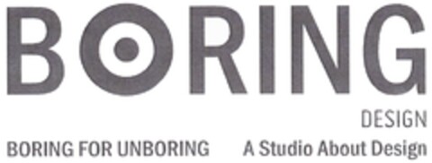 BORING DESIGN BORING FOR UNBORING A Studio About Design Logo (DPMA, 01/14/2011)