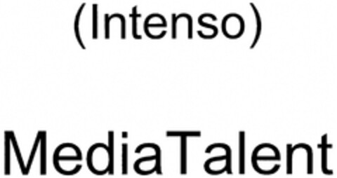 Media Talent (Intenso) Logo (DPMA, 16.11.2011)