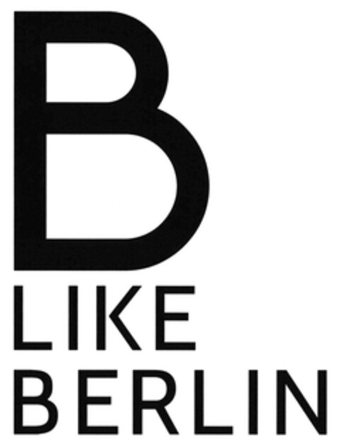 B LIKE BERLIN Logo (DPMA, 01.03.2016)