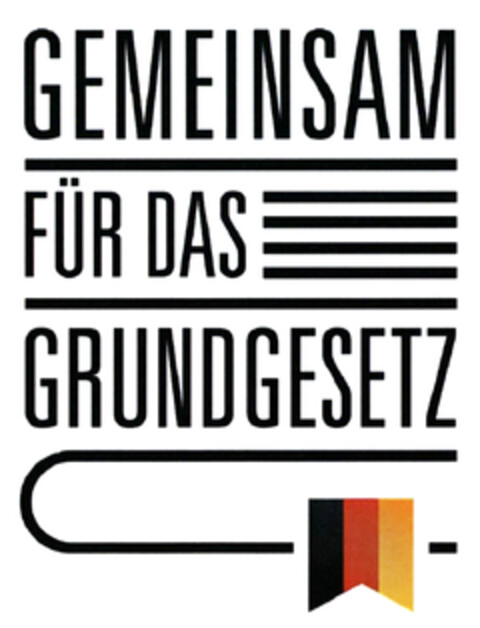 GEMEINSAM FÜR DAS GRUNDGESETZ Logo (DPMA, 29.04.2020)