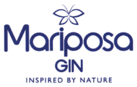 Mariposa GIN INSPIRED BY NATURE Logo (DPMA, 20.10.2020)