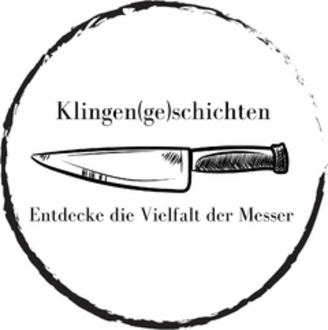 Klingen(ge)schichten Entdecke die Vielfalt der Messer Logo (DPMA, 11.07.2023)