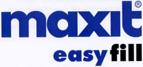 maxit easyfill Logo (DPMA, 18.12.2003)