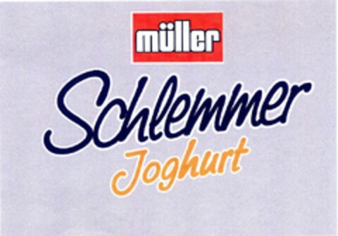 müller Schlemmer Joghurt Logo (DPMA, 19.09.2005)