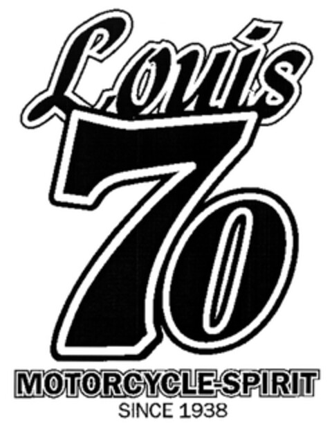 Louis 70 MOTORCYCLE-SPIRIT SINCE 1938 Logo (DPMA, 05.04.2007)