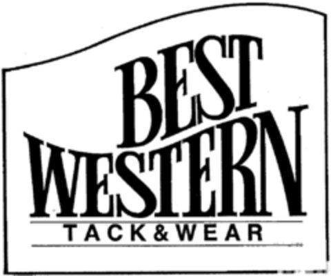 BEST WESTERN TACK & WEAR Logo (DPMA, 10.03.1995)