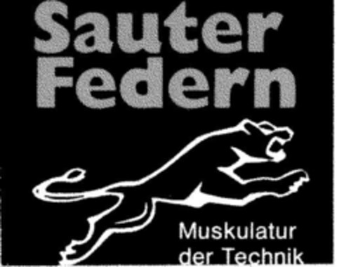 Sauter Federn   Muskulatur der Technik Logo (DPMA, 20.06.1995)