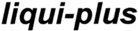 liqui-plus Logo (DPMA, 11/08/1995)