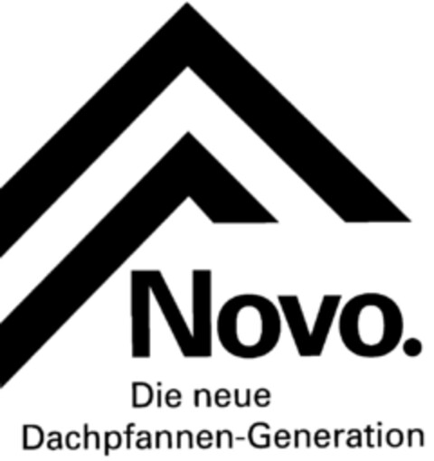 Novo. Die neue Dachpfannen-Generation Logo (DPMA, 25.11.1995)