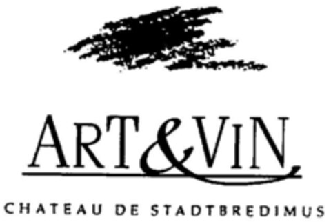 ART & VIN CHATEAU DE STADTBREDIMUS Logo (DPMA, 02.04.1996)