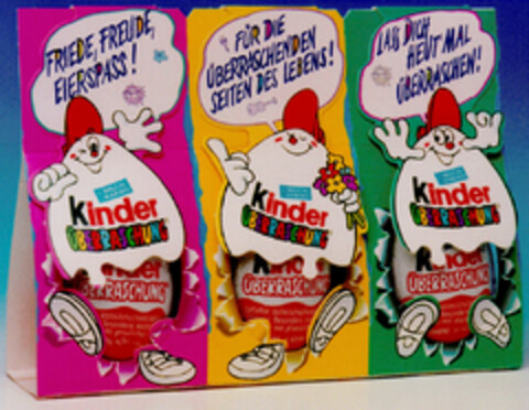 kinder ÜBERRASCHUNG Logo (DPMA, 25.04.1996)