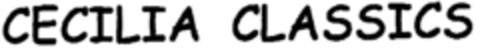 CECILIA CLASSICS Logo (DPMA, 02.12.1997)