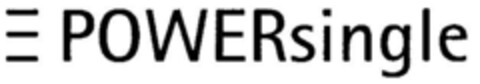 POWERsingle Logo (DPMA, 07/24/1999)