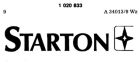 STARTON Logo (DPMA, 24.11.1980)