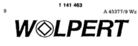 WOLPERT Logo (DPMA, 28.10.1988)