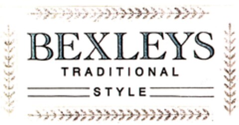 BEXLEYS TRADITIONAL STYLE Logo (DPMA, 07/27/1990)