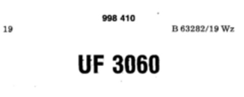 UF 3060 Logo (DPMA, 05/25/1979)