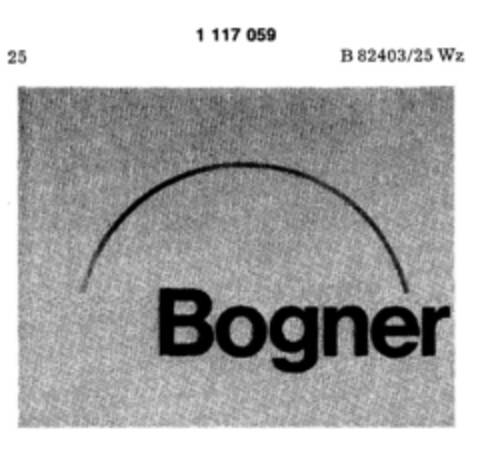Bogner Logo (DPMA, 06.08.1987)