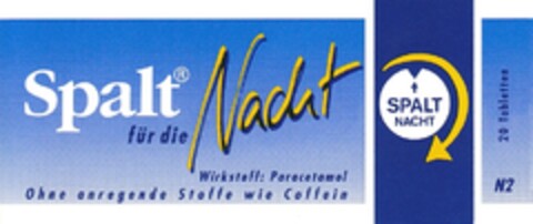 Spalt für die Nacht Logo (DPMA, 18.06.1993)