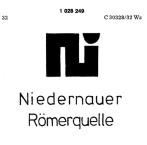 ni Niedernauer Römerquelle Logo (DPMA, 05.06.1981)