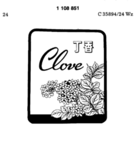 Clove Logo (DPMA, 09.12.1986)