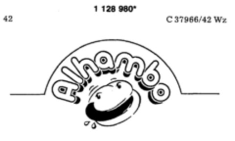 Alhambo Logo (DPMA, 13.08.1988)