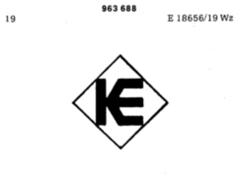 KE Logo (DPMA, 07.05.1976)