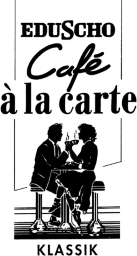 EDUSCHO Cafe a la carte KLASSIK Logo (DPMA, 25.04.1991)