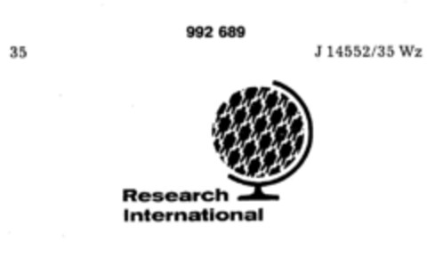 Research International Logo (DPMA, 02.04.1979)