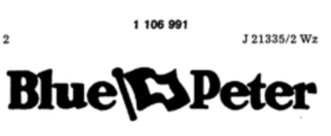 Blue Peter Logo (DPMA, 29.09.1986)