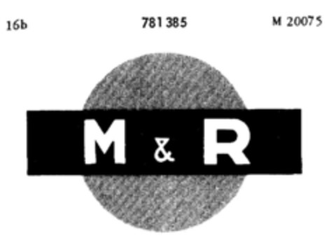 M & R Logo (DPMA, 05.10.1962)