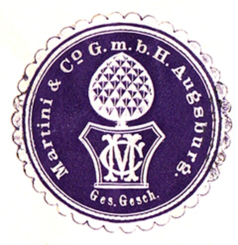 MC Martini & Co G.m.b.H. Augsburg Logo (DPMA, 30.06.1899)