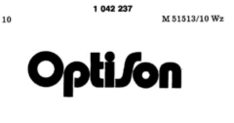 Optison Logo (DPMA, 22.05.1982)