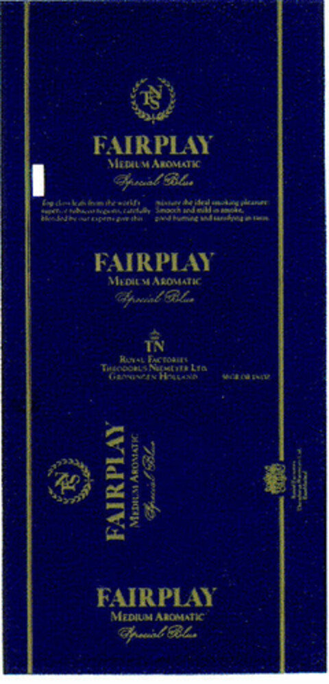 FAIRPLAY MEDIUM AROMATIC Logo (DPMA, 24.08.1977)
