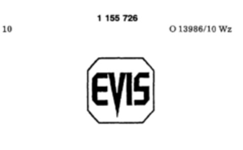 EVIS Logo (DPMA, 05.08.1989)