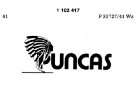 PUnCAS Logo (DPMA, 27.03.1986)