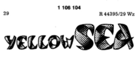 YELLOW SEA Logo (DPMA, 16.06.1986)