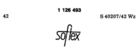 softex Logo (DPMA, 16.03.1984)