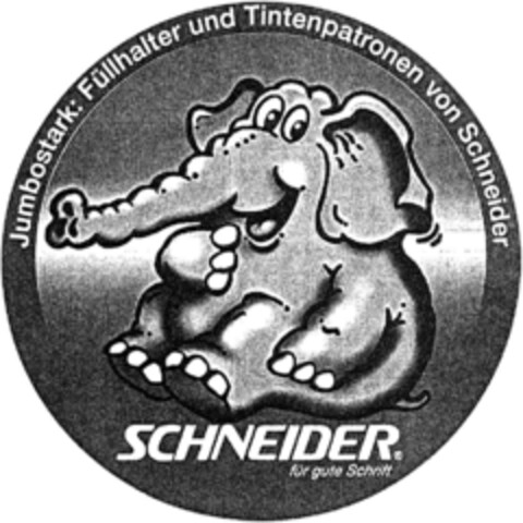 SCHNEIDER für gute Schrift Logo (DPMA, 03.03.1993)