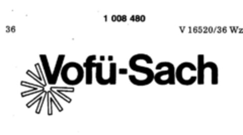 Vofü-Sach Logo (DPMA, 04/02/1979)