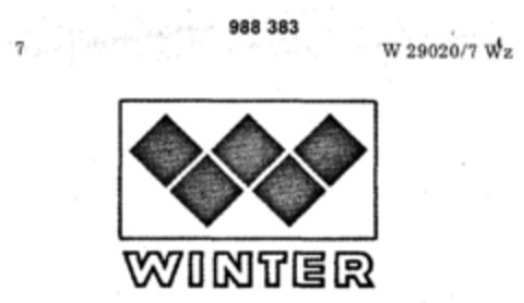 WINTER Logo (DPMA, 10.11.1978)