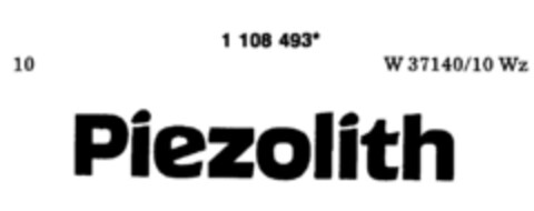 Piezolith Logo (DPMA, 03.06.1987)