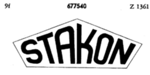 STAKON Logo (DPMA, 03/29/1954)