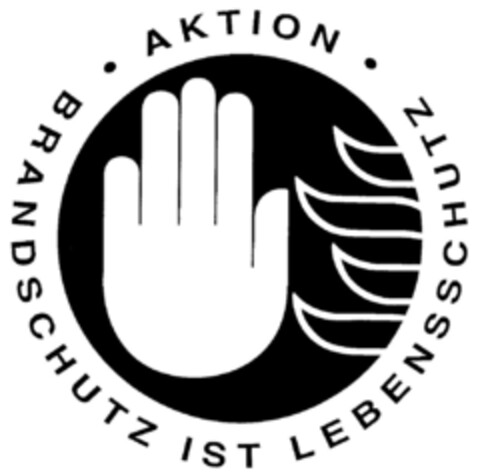 AKTION BRANDSCHUTZ IST LEBENSSCHUTZ Logo (DPMA, 15.02.2000)