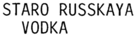 STARO RUSSKAYA VODKA Logo (DPMA, 01/10/2001)