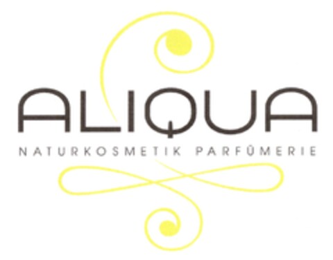 ALIQUA NATURKOSMETIK PARFÜMERIE Logo (DPMA, 25.06.2008)