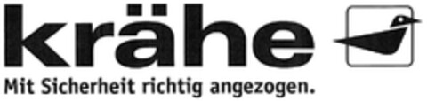 krähe Mit Sicherheit richtig angezogen. Logo (DPMA, 10/16/2008)