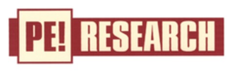 PE! RESEARCH Logo (DPMA, 04/01/2009)