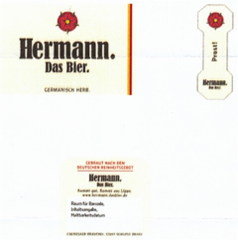 Hermann. Das Bier. Logo (DPMA, 24.09.2009)