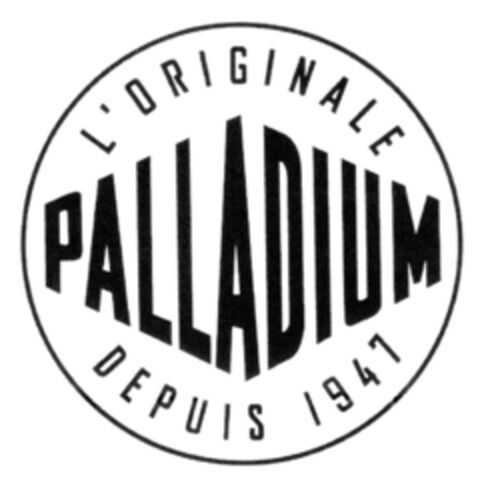 L'ORIGINALE PALLADIUM DEPUIS 1947 Logo (DPMA, 11/18/2010)